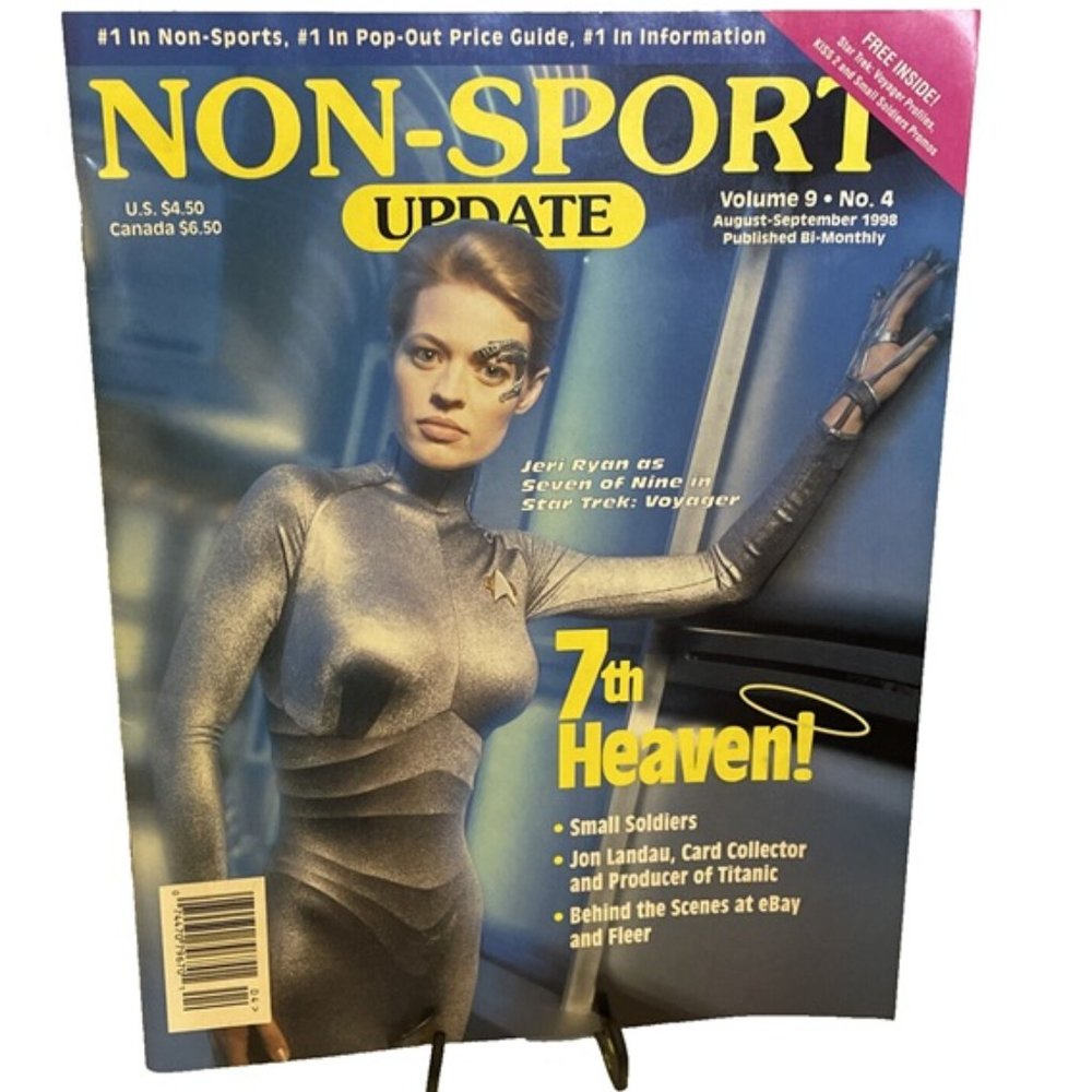Non-Sport Update Magazine Volume 9 No. 4 Aug/Sept 1998 Star Trek Voyager 7 of 9